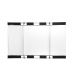 Quantuum Fomex PERI Bounce Reflector PBR1521 Kit telaio + pannello riflettente bianco argento
