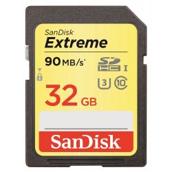 SanDisk Extreme Scheda SD 32gb 90Mb/Sec