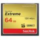 Sandisk CF Extreme Scheda Memoria Compact Flash 64Gb 120Mb/s