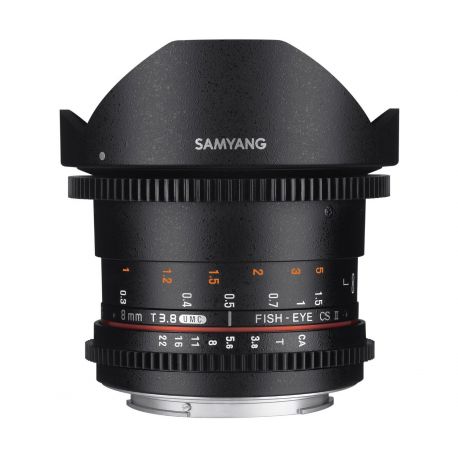 Obiettivo Samyang 8mm T3.8 Asph IF MC Fisheye CS II x Canon