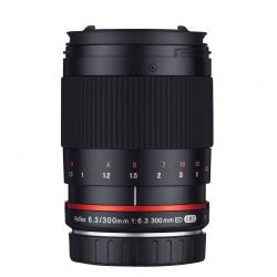 Obiettivo Samyang 300mm f/6.3 Mirror Lens Black x Canon Lens