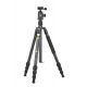 Genesis Base C1 Kit treppiede in fibra di carbonio grigio con BH-34 testa a sfera