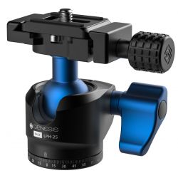 Genesis Base LPH-25 Testa a sfera basso profilo per treppiedi