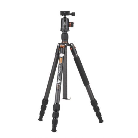 Genesis Base C1 Kit treppiede in fibra di carbonio arancione con BH-34 testa a sfera
