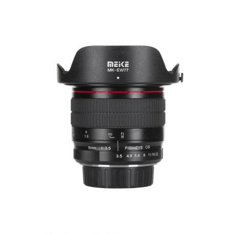 Obiettivo Meike MK-8mm F3.5 per Sony E-Mount