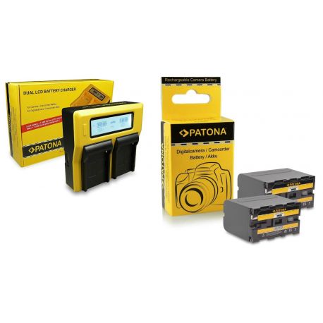 Patona Dual LCD caricabatterie doppio battery charger