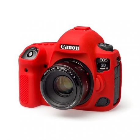 Custodia Protettiva in silicone per Canon 5D mark 4 EasyCover Rosso