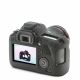 Custodia morbida in silicone EasyCover per Canon 6D Nero