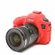 Protezione in silicone custodia EasyCover per Canon 6D Rosso