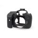 EasyCover protezione custodia in silicone morbido per Canon 7D Nero
