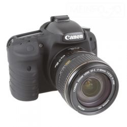EasyCover protezione custodia in silicone morbido per Canon 7D Nero