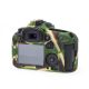 Custodia protettiva morbida EasyCover in silicone per Canon 7D Mark II Camouflage