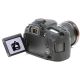 Camera case EasyCover custodia protettiva in silicone morbido per Canon 70D Nero
