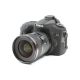 Camera case EasyCover custodia protettiva in silicone morbido per Canon 70D Nero