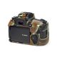 Custodia morbida in silicone EasyCover camera case protettivo per Canon 80D Camouflage
