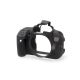 Custodia in silicone morbido EasyCover camera case protettivo per Canon 650D/700D/T4i/T5i Nero