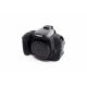 Custodia in silicone morbido EasyCover camera case protettivo per Canon 650D/700D/T4i/T5i Nero