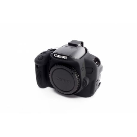 Custodia in silicone morbido EasyCover camera case protettivo per Canon 650D/700D/T4i/T5i Nero