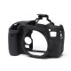 EasyCover custodia protezione in silicone morbido camera case per Canon 760D / Rebel T6s Nero
