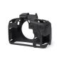 EasyCover custodia protezione in silicone morbido camera case per Canon 760D / Rebel T6s Nero