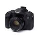 EasyCover custodia protezione in silicone morbido camera case per Canon 760D / Rebel T6s Nero