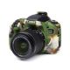 Custodia morbida in silicone EasyCover soft camera case per Canon 760D / Rebel T6s Camouflage
