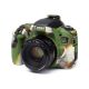 Custodia morbida in silicone EasyCover soft camera case per Canon 760D / Rebel T6s Camouflage