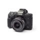 Custodia in silicone EasyCover camera case morbido per Canon M5 Nero
