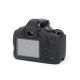 Custodia soft in silicone morbido EasyCover camera case per Canon 1300D Nero