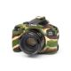 Custodia in silicone morbido EasyCover soft camera case per Canon 1300D / T6 Camouflage