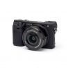 Custodia morbida in silicone EasyCover camera case per Sony A6000 / A6300 Nero
