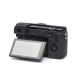 Custodia morbida in silicone EasyCover camera case per Sony A6000 / A6300 Nero