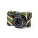 Camera case in silicone morbido EasyCover custodia per Sony A6000 / A6300 Camouflage