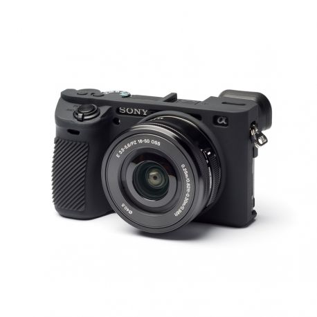 Camera case morbido EasyCover custodia soft in silicone per Sony A6500 Nero