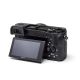 Camera case morbido EasyCover custodia soft in silicone per Sony A6500 Nero