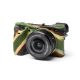 EasyCover custodia soft camera case in silicone morbido per Sony A6500 Camouflage