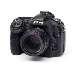 Camera case in silicone EasyCover custodia protettiva morbida per Nikon D500 Nero