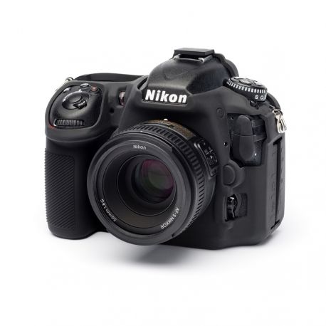 Camera case in silicone EasyCover custodia protettiva morbida per Nikon D500 Nero