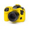 Custodia protezione EasyCover camera case in silicone morbido per Nikon D500 Giallo