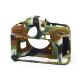 EasyCover camera case custodia protettiva in silicone morbido per Nikon D500 Camouflage