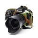EasyCover camera case custodia protettiva in silicone morbido per Nikon D500 Camouflage