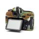 EasyCover camera case custodia protettiva in silicone morbido per Nikon D500 Camouflage