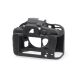 Camera case EasyCover custodia soft protettiva in silicone morbido per Nikon D600 D610 Nero