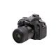 Camera case EasyCover custodia soft protettiva in silicone morbido per Nikon D600 D610 Nero