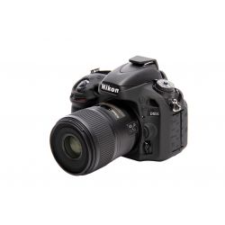 Camera case EasyCover custodia soft protettiva in silicone morbido per Nikon D600 D610 Nero