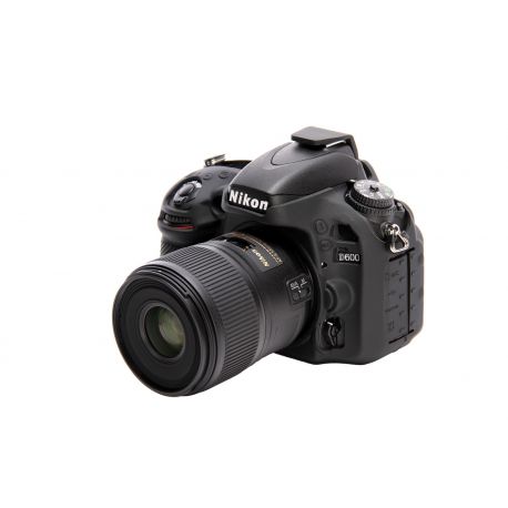 Camera case EasyCover custodia soft protettiva in silicone morbido per Nikon D600 D610 Nero