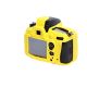 Custodia soft protezione EasyCover camera case in silicone morbido per Nikon D600 D610 Giallo
