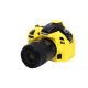 Custodia soft protezione EasyCover camera case in silicone morbido per Nikon D600 D610 Giallo