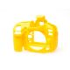 Custodia soft protezione EasyCover camera case in silicone morbido per Nikon D600 D610 Giallo