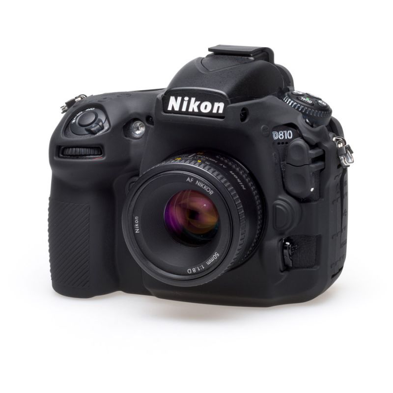 Custodia In Silicone EasyCover Per Nikon D810 – Protezione Antishock, Design Su Misura, Colore Nero